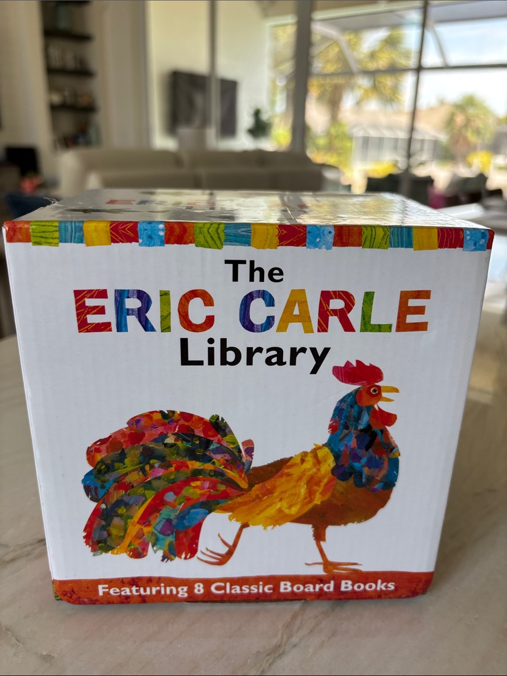 The Eric Carle Children’s Library Box Set - Colorful Rooster Artwork